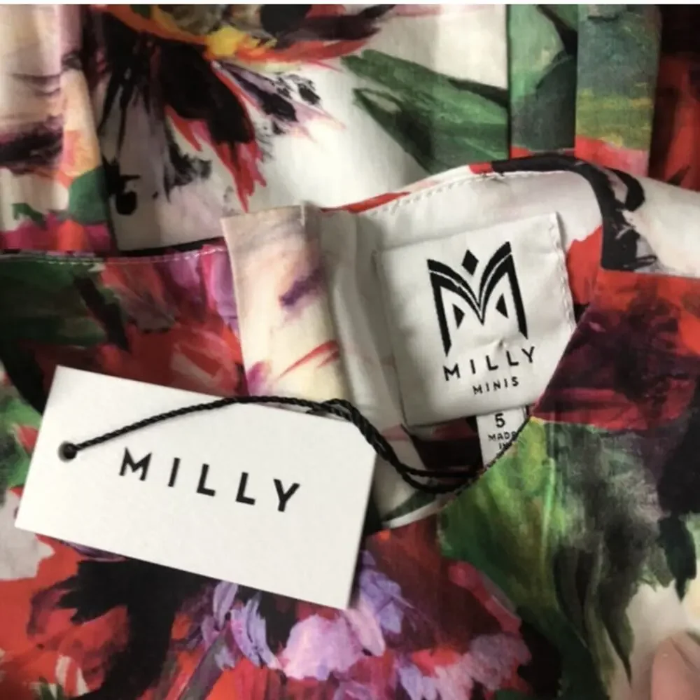 NWT Milly Minis Floral Party Dress Size 5